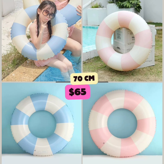 Dona de rayas,  70 cm, azul o rosa