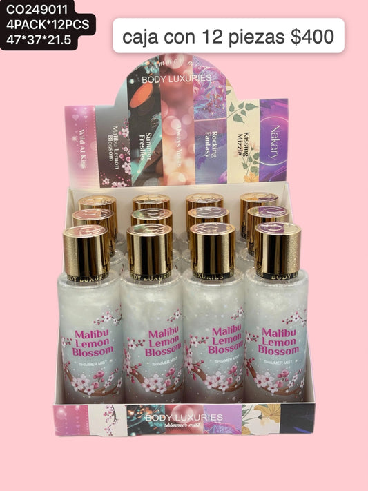 body con brillos, caja con 12 piezas, codigo co249011