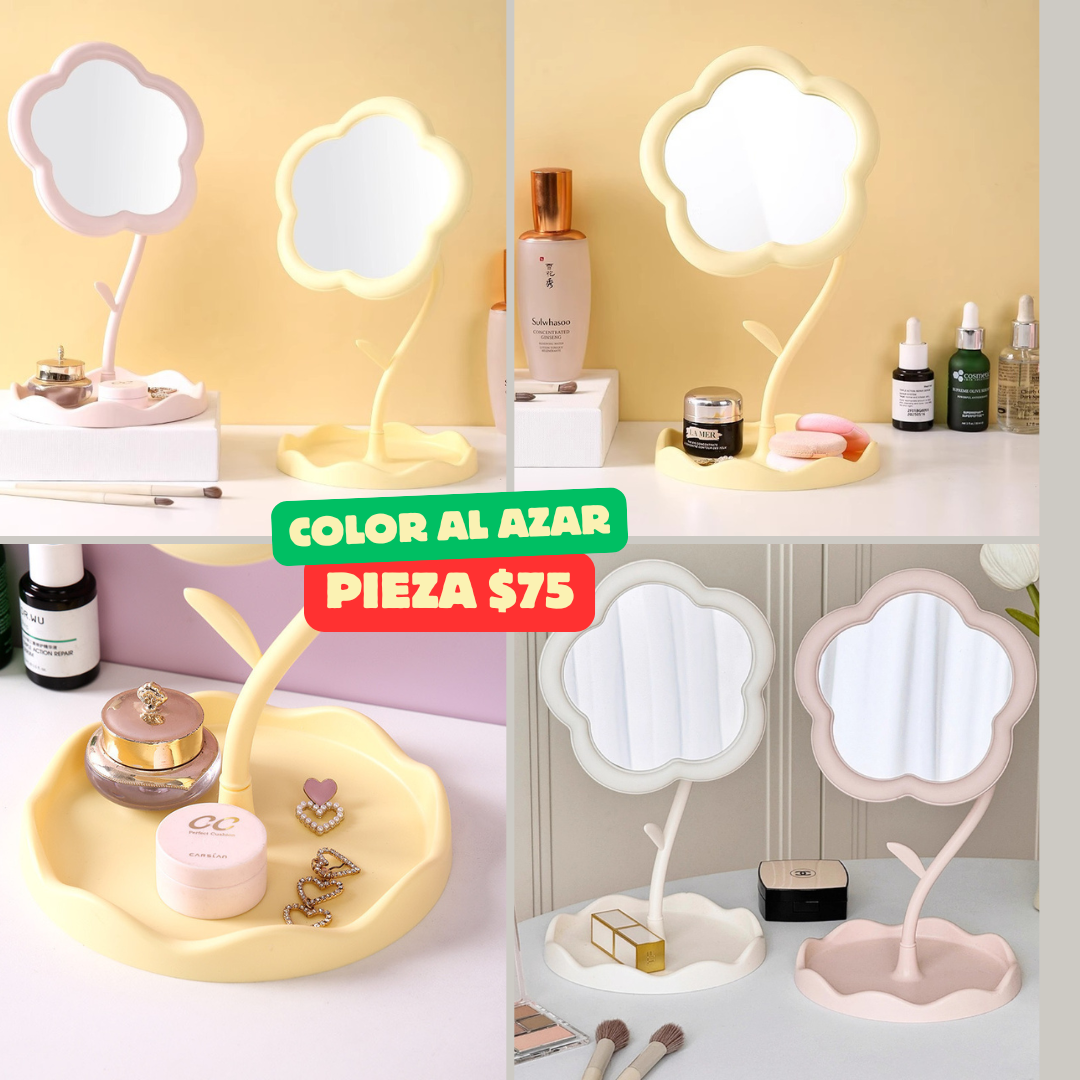 Espejo de flor, color al azar codigo AB5