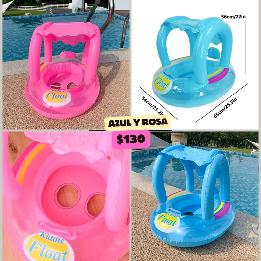 Floti para bebe liso, rosa y azul