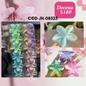 pinza hawaiana brillosa en tonos pasteles, docena, codigo jh-08525