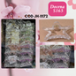 pinza estrella transparente en colores, docena, codigo jh-11172