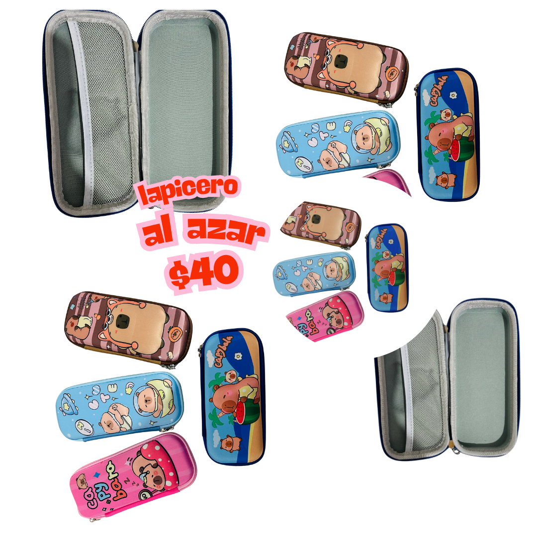 lapicero capibara, diseño y color al azar, codigo a900