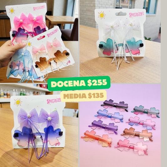 lente con moños, codigo a135