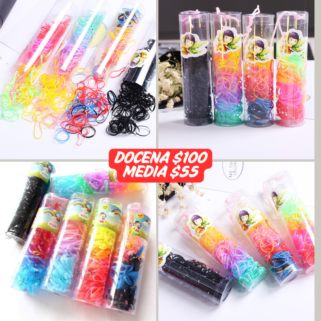 liga latex en tubo de colores, codigo a172