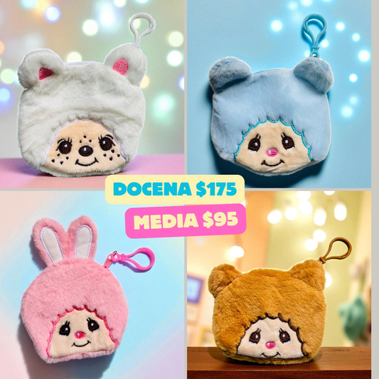 Monedero muñequitas, codigo a165