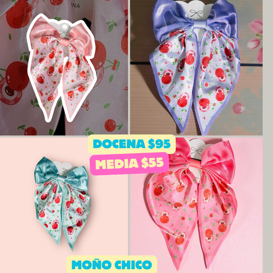 Moño corto de cerezas, codigo a67