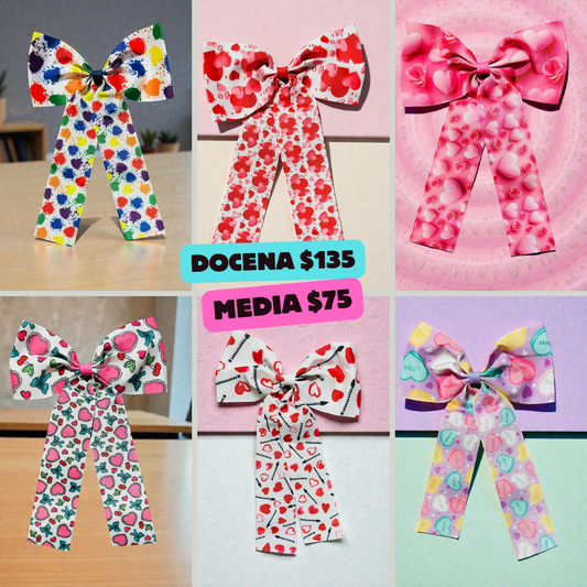 Moño de corazones, codigo a308