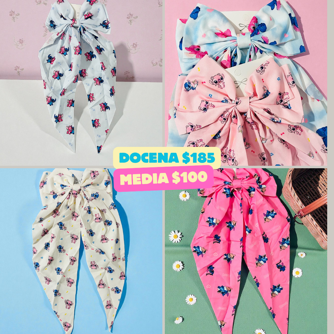 Moño largo stich, codigo a109