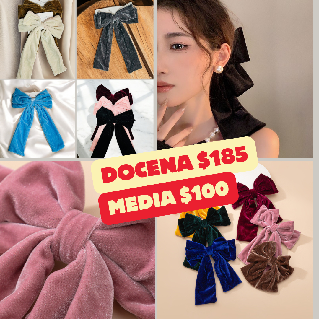 moño terciopelo, codigo a16