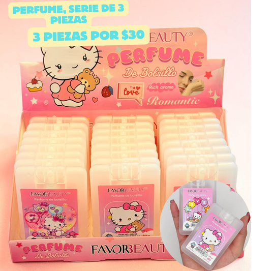 serie de 3 perfumes, código a188bis
