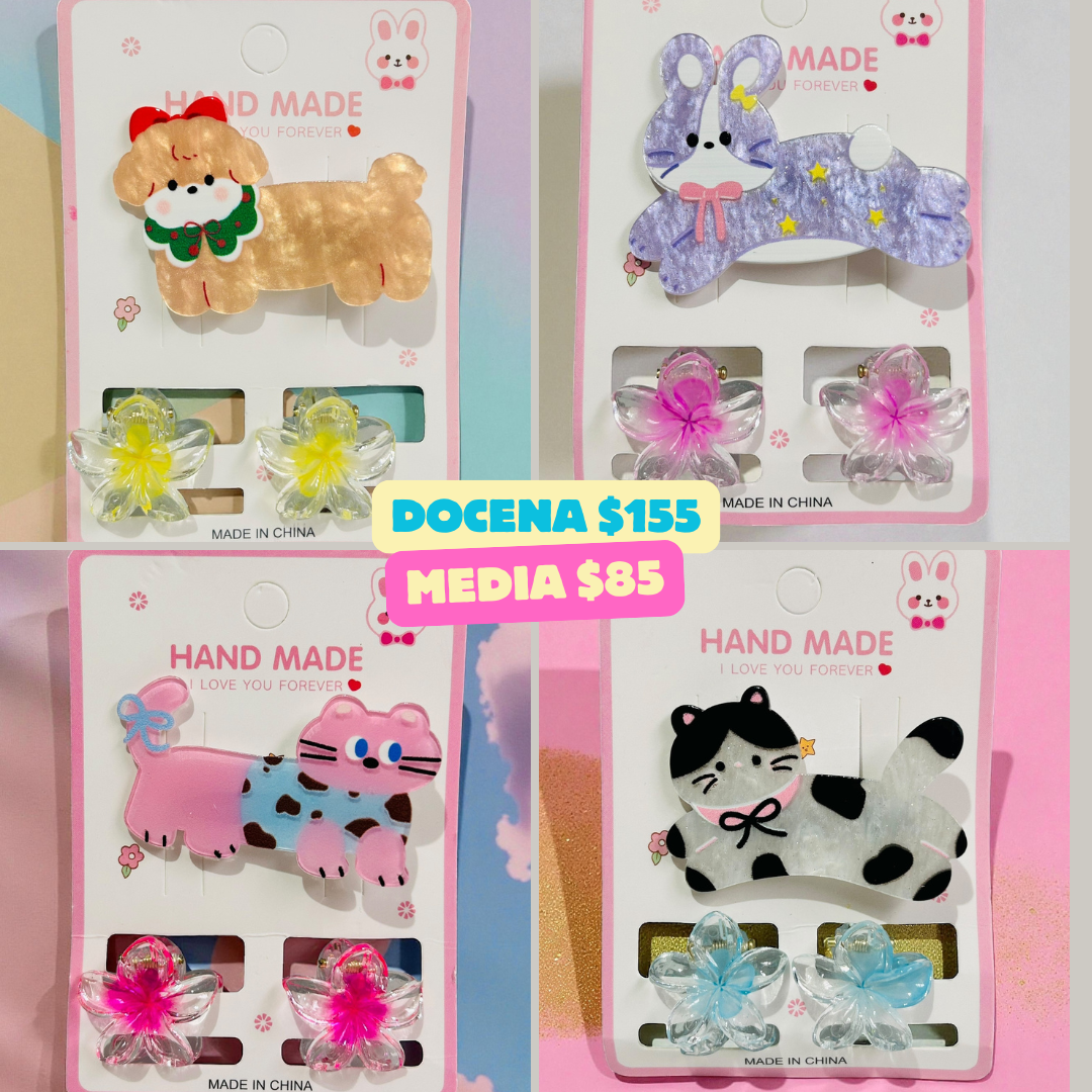 mini pinza con broche de perrito codigo a57