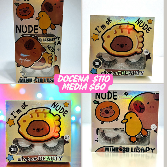 pestaña capibara 3D, codigo a291