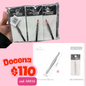 pinza para ceja con seguro de corazon, docena, codigo 50016
