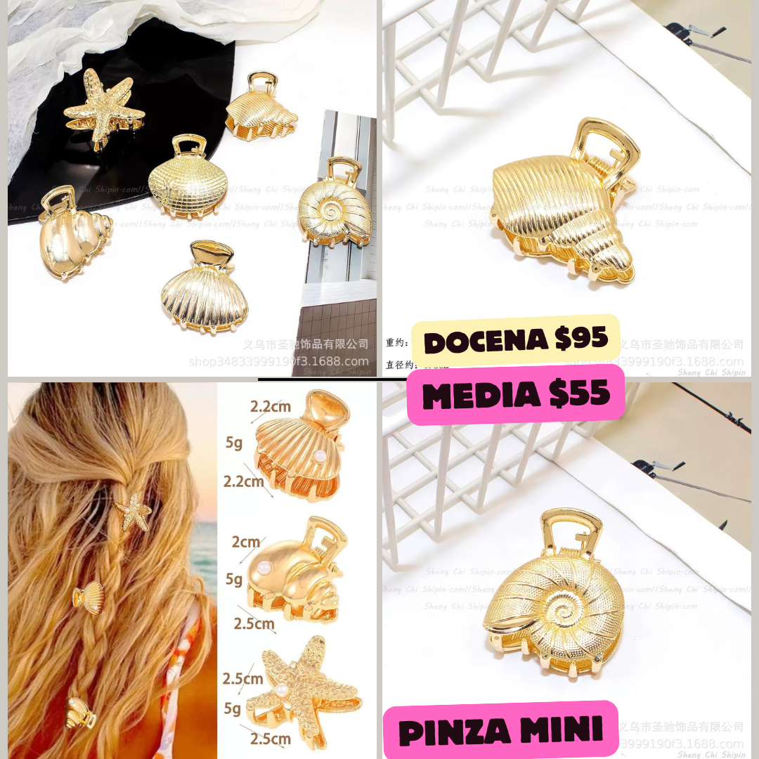 pinzas de metal de mar chica, codigo a27