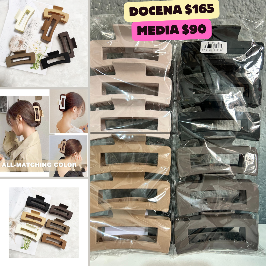 pinza rectangulo nut chica, codigo a707