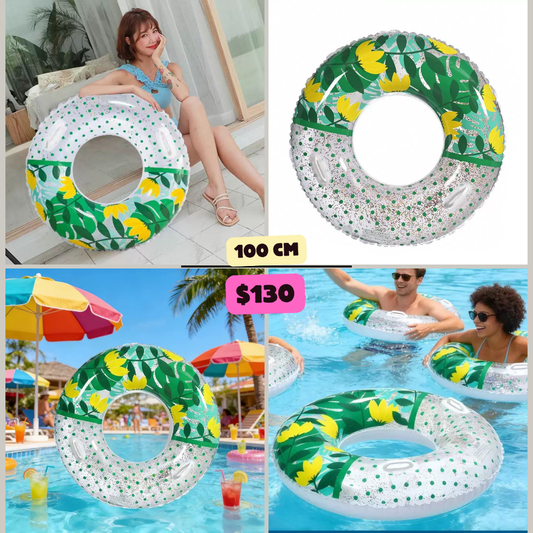 Dona con diseño de hojas, 100 cm