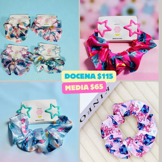 Scrunchie stick con cucas, codigo a169