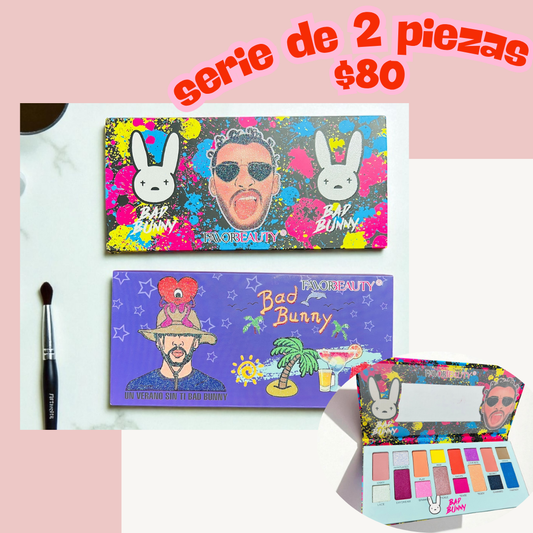 Serie de 2 sombras ba bunny, coding a172