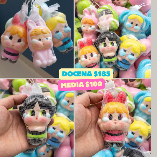 Squishi chicas super poderosas, mediano, codigo a39