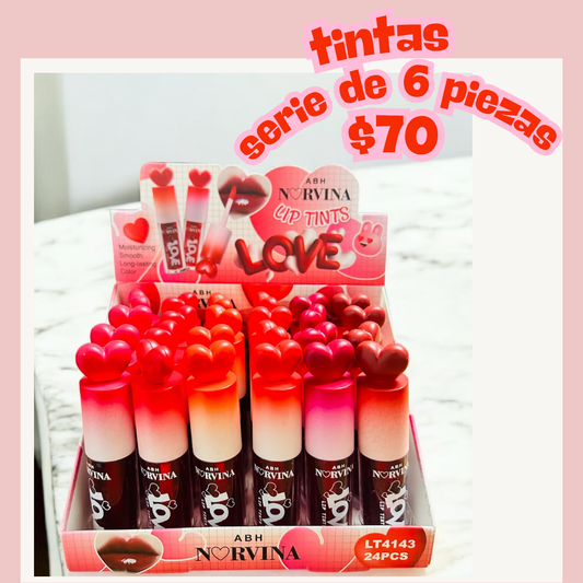 serie de 6 tintas, codigo a296